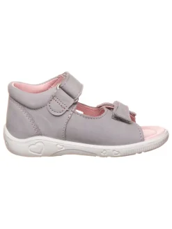 PEPINO Sandalen|Sandalen·Sandalen^Leder-Sandalen "Sylvie" in Grau/ Rosa