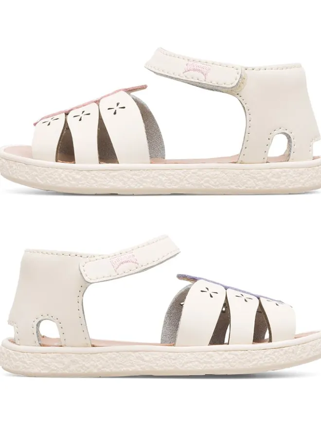 Leder-Sandalen "TWS" in Creme>Camper Online