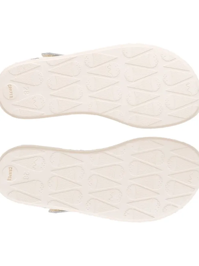 Leder-Sandalen "TWS" in Creme>Camper Online