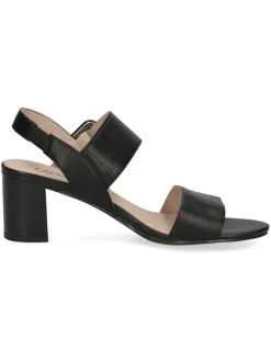Caprice Sandalen^Leder-Sandaletten "Edison" in Schwarz