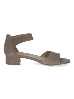 Leder-Sandaletten in Braun><noscript><img width=