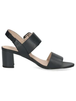 Leder-Sandaletten in Dunkelblau><noscript><img width=
