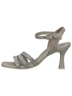 Paul Green Sandalen^Leder-Sandaletten in Grau