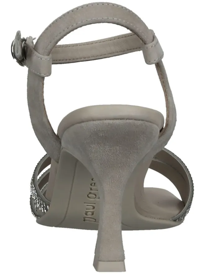 Paul Green Sandalen^Leder-Sandaletten in Grau