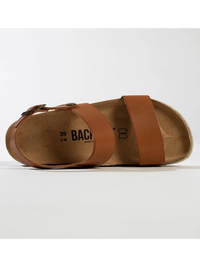 Leder-Sandaletten in Hellbraun>BACKSUN Outlet