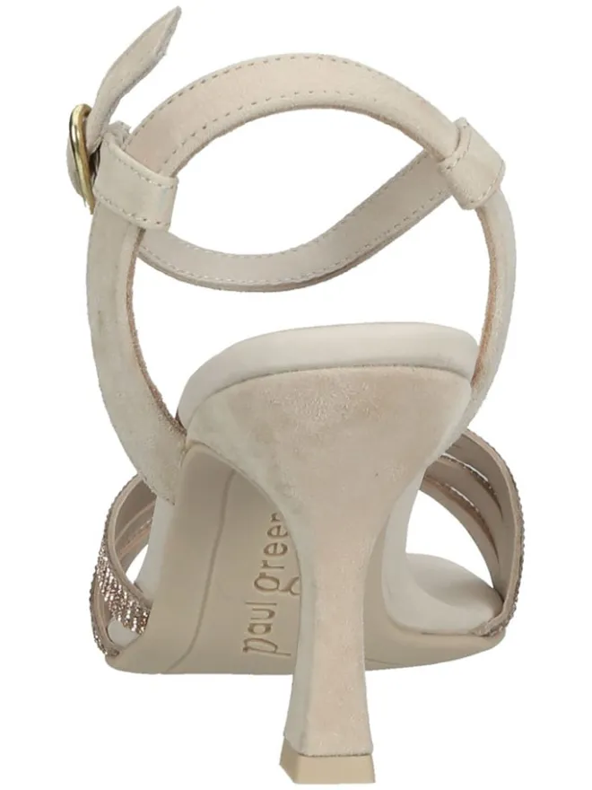Leder-Sandaletten in Hellbraun>Paul Green Clearance
