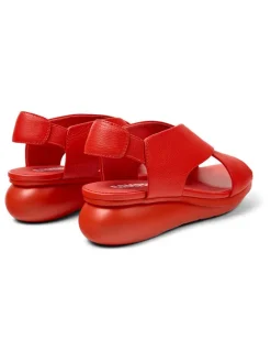 Camper Sandalen^Leder-Sandaletten in Rot