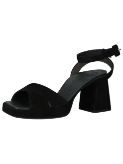 Paul Green Sandalen^Leder-Sandaletten in Schwarz