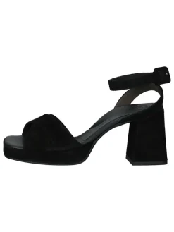 Paul Green Sandalen^Leder-Sandaletten in Schwarz
