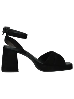 Paul Green Sandalen^Leder-Sandaletten in Schwarz