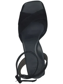 Paul Green Sandalen^Leder-Sandaletten in Schwarz