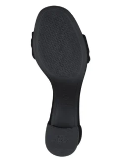 Leder-Sandaletten in Schwarz><noscript><img width=