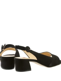 Högl Sandalen^Leder-Sandaletten in Schwarz