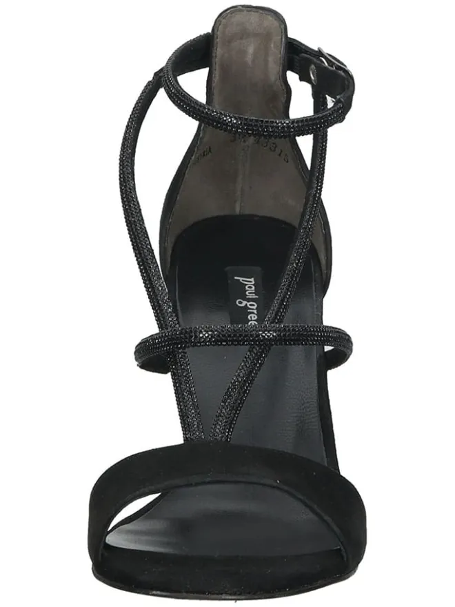 Leder-Sandaletten in Schwarz>Paul Green Outlet