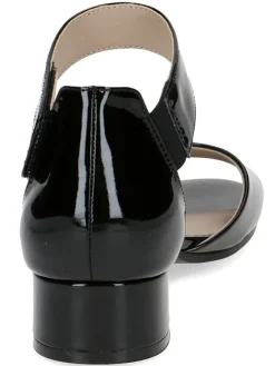 Leder-Sandaletten in Schwarz><noscript><img width=