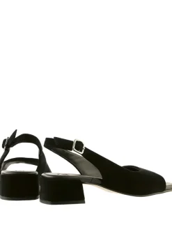 Högl Sandalen^Leder-Sandaletten in Schwarz
