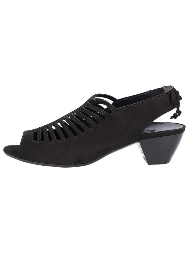 Paul Green Sandalen^Leder-Sandaletten in Schwarz