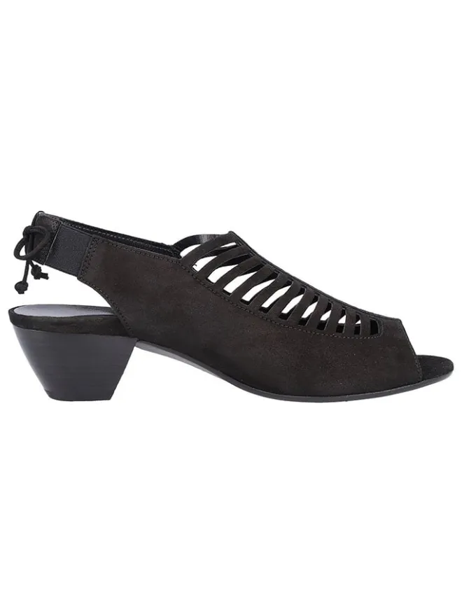 Paul Green Sandalen^Leder-Sandaletten in Schwarz