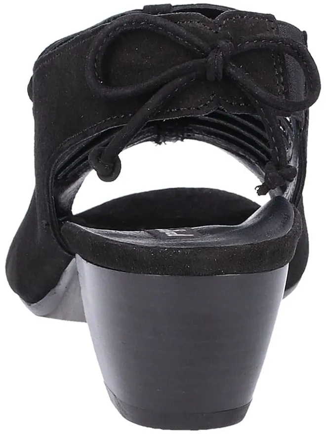 Paul Green Sandalen^Leder-Sandaletten in Schwarz