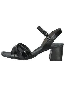 Paul Green Sandalen^Leder-Sandaletten in Schwarz