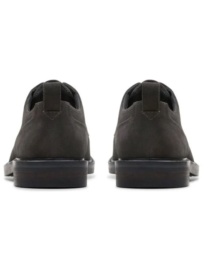 Clarks Schnürschuhe^Leder-Schnürschuhe "Aldwin" in Anthrazit