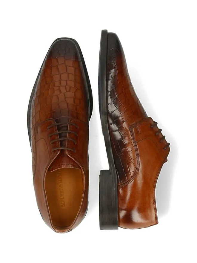 MELVIN & HAMILTON Schnürschuhe^Leder-Schnürschuhe "Alex 1" in Braun
