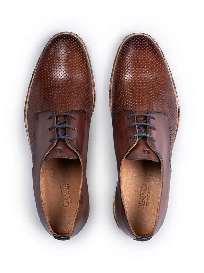 Leder-Schnürschuhe "Demond" in Hellbraun>LLOYD Discount