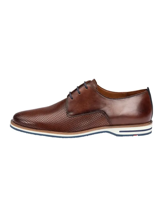 Leder-Schnürschuhe "Demond" in Hellbraun>LLOYD Discount