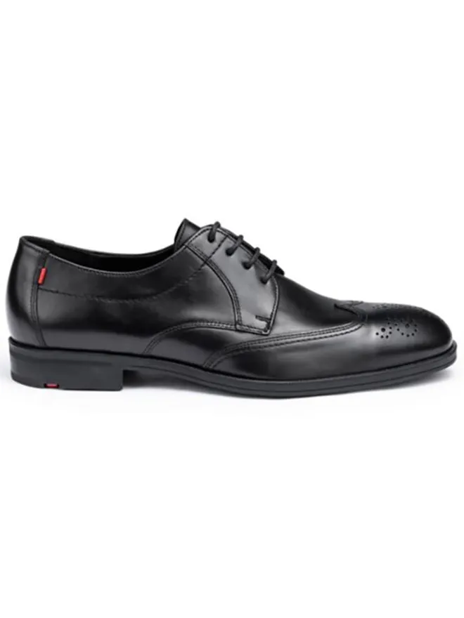 Leder-Schnürschuhe "Farley" in Schwarz>LLOYD Online