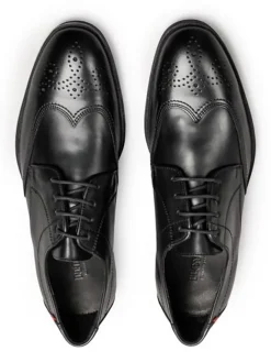 Leder-Schnürschuhe 