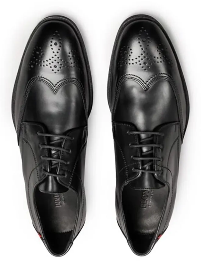 Leder-Schnürschuhe "Farley" in Schwarz>LLOYD Online