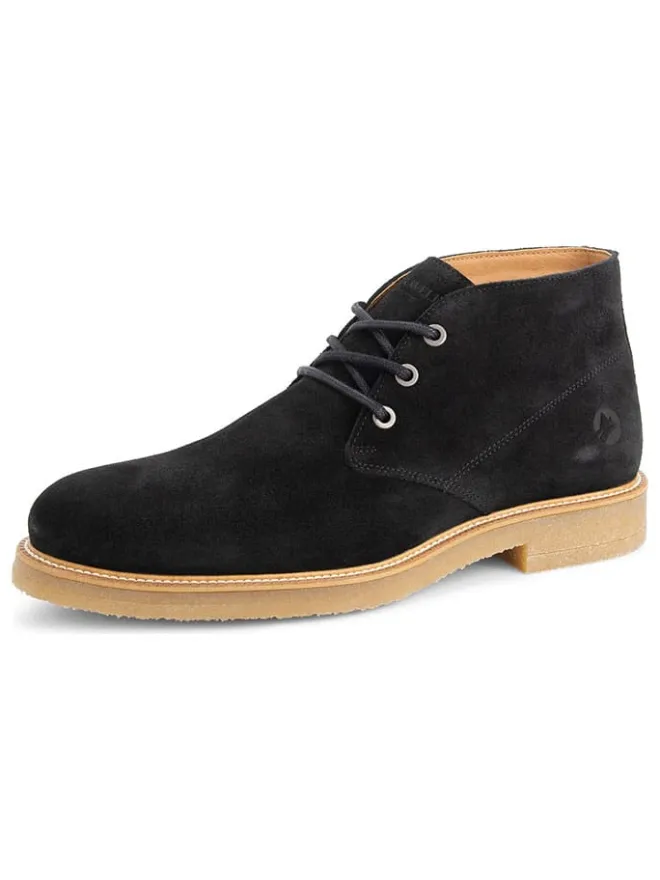 Leder-Schnürschuhe "Ferryhill" in Schwarz>TRAVELIN' Outlet