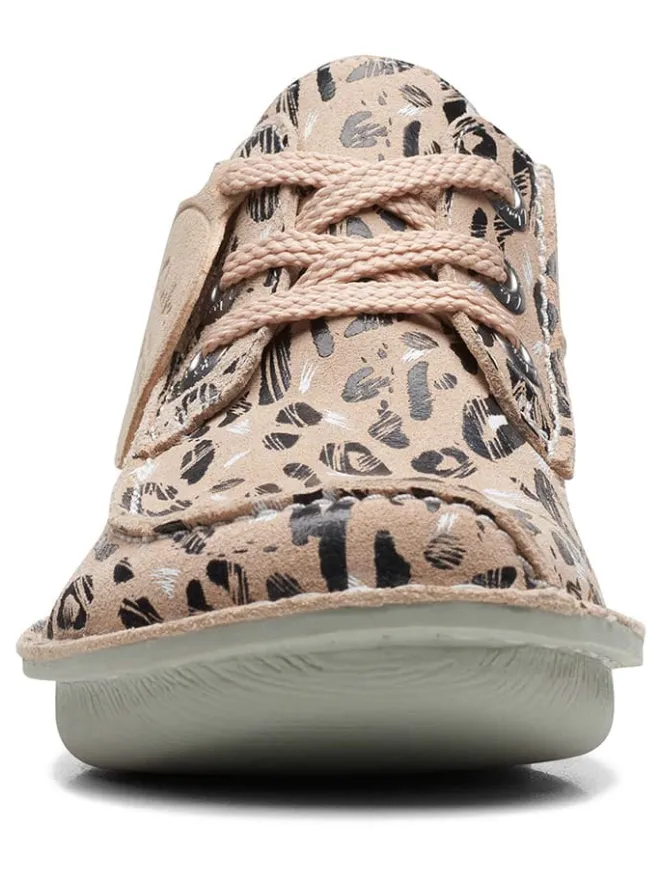 Clarks Schnürschuhe^Leder-Schnürschuhe "Funny Dream" in Beige/ Schwarz