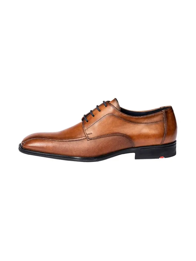 Leder-Schnürschuhe "George" in Hellbraun>LLOYD Discount