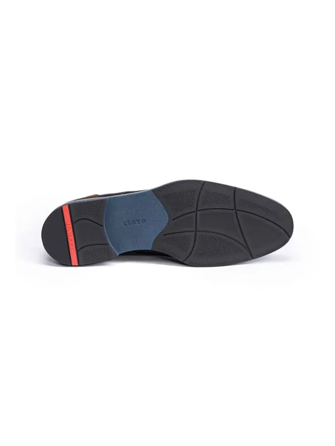 LLOYD Schnürschuhe^Leder-Schnürschuhe "Harris" in Dunkelblau/ Braun