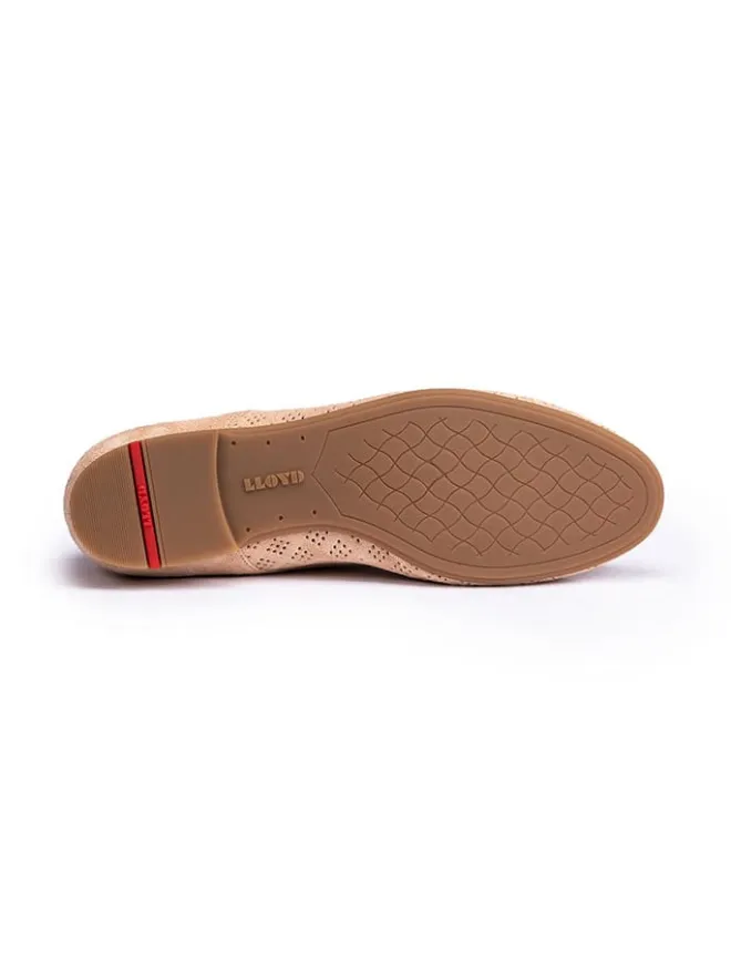 Leder-Schnürschuhe in Beige>LLOYD Hot