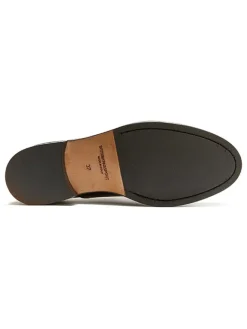 Leder-Schnürschuhe in Braun><noscript><img width=