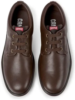 Camper Schnürschuhe^Leder-Schnürschuhe in Braun