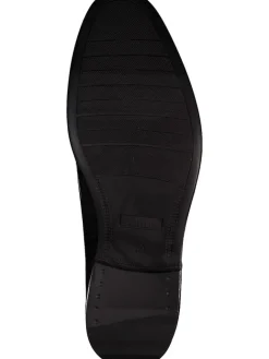 Leder-Schnürschuhe in Braun><noscript><img width=