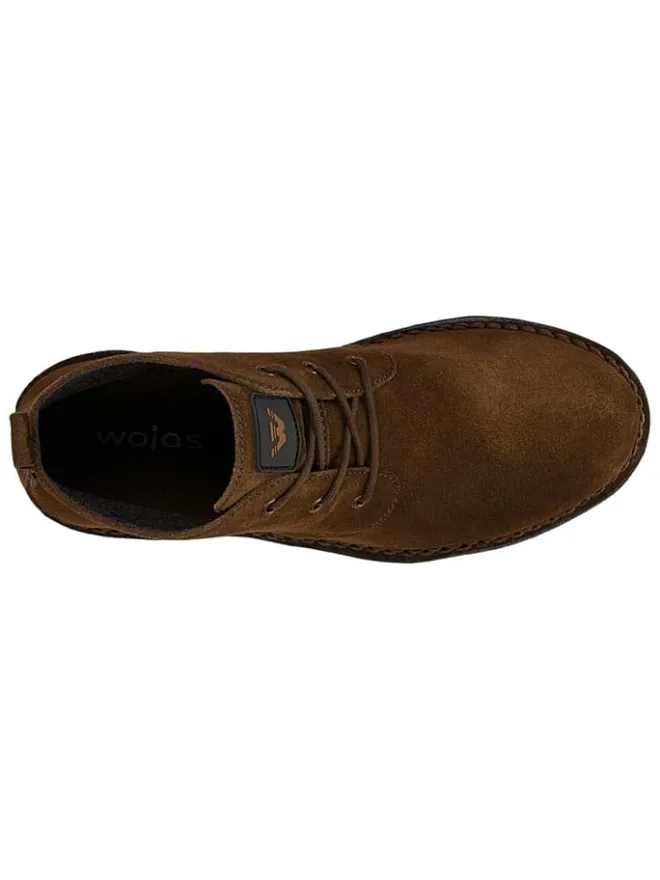 Wojas Schnürschuhe^Leder-Schnürschuhe in Braun