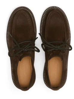 Marc O'Polo Shoes Schnürschuhe^Leder-Schnürschuhe in Braun