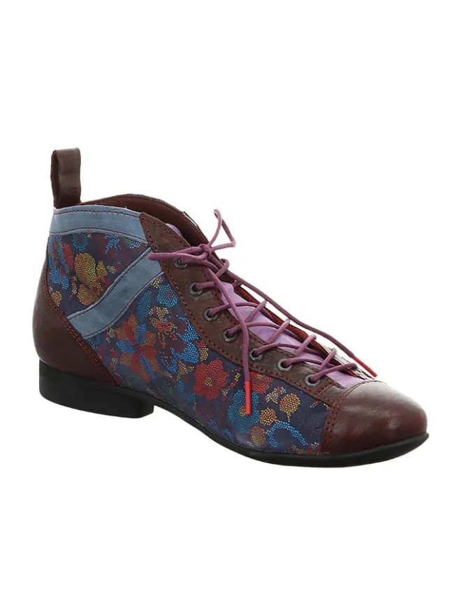 Leder-Schnürschuhe in Bunt>Think! Outlet