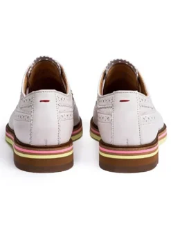 LLOYD Schnürschuhe^Leder-Schnürschuhe in Creme