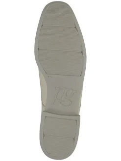 Leder-Schnürschuhe in Creme><noscript><img width=
