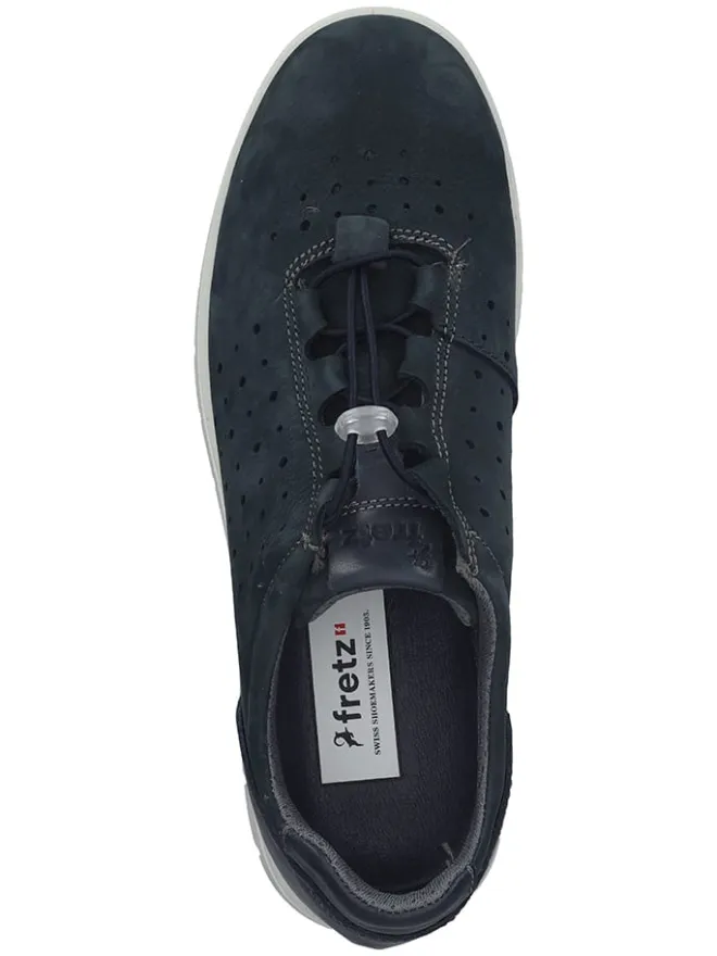 Fretz Men Schnürschuhe^Leder-Schnürschuhe in Dunkelblau
