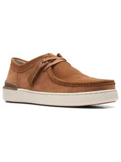 Leder-Schnürschuhe in Hellbraun>Clarks Best