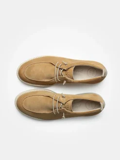 Paul Green Schnürschuhe^Leder-Schnürschuhe in Hellbraun