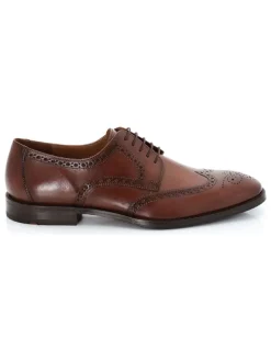 Leder-Schnürschuhe in Hellbraun>LLOYD Outlet
