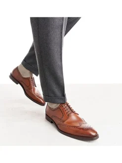 Leder-Schnürschuhe in Hellbraun>LLOYD Outlet