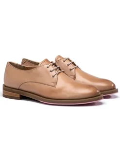 Leder-Schnürschuhe in Hellbraun>LLOYD